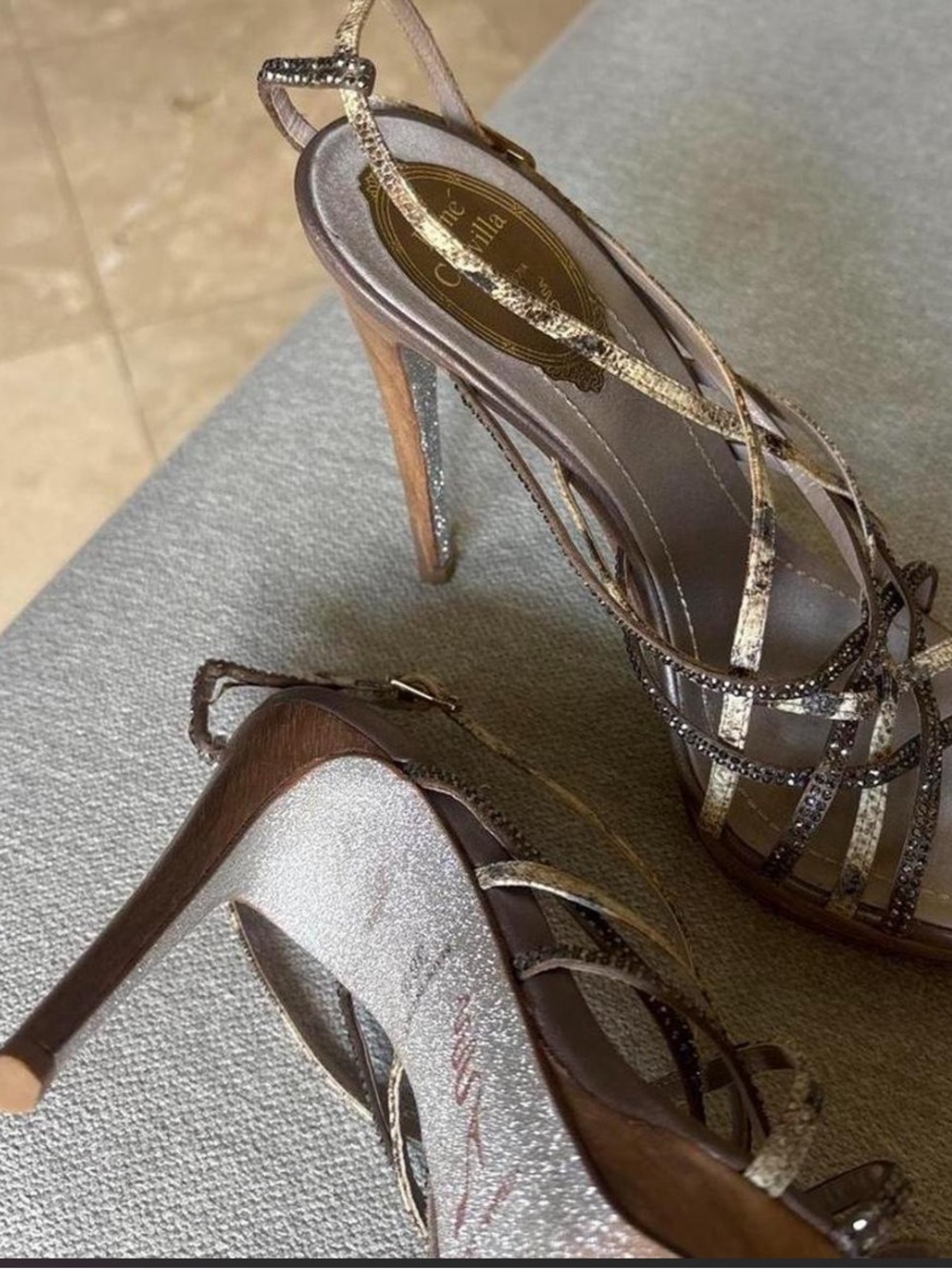 Rene Caovilla Strappy Heels